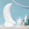 Simple Designs Porcelain Moon Shaped Table Lamp